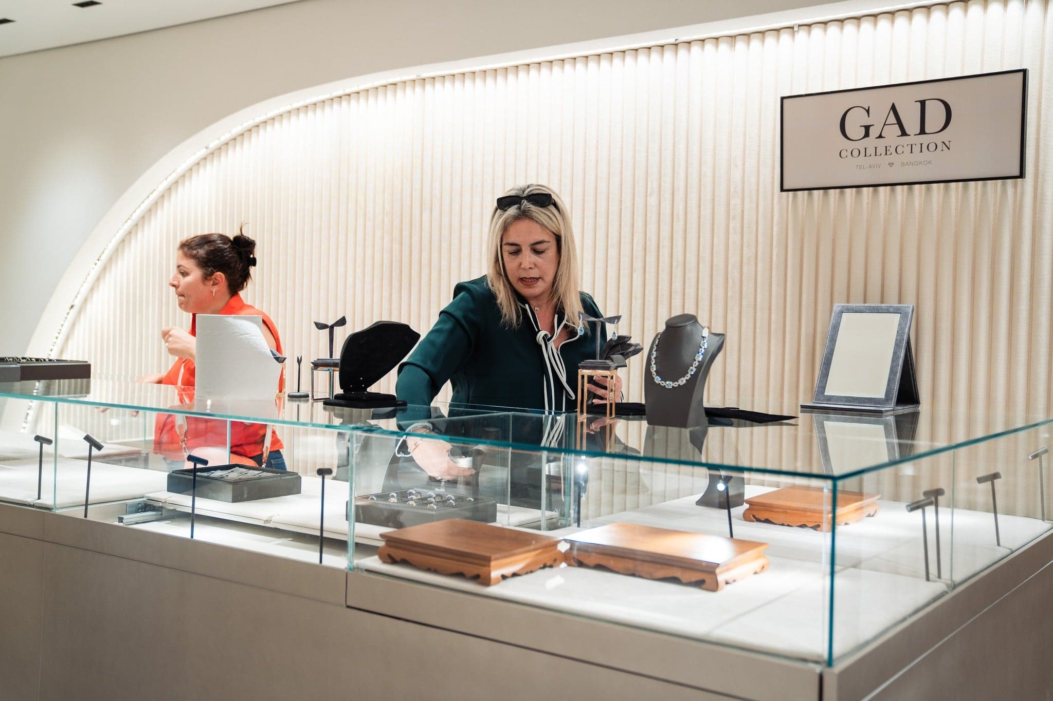 The Gad Collection team at the Tel Aviv showroom