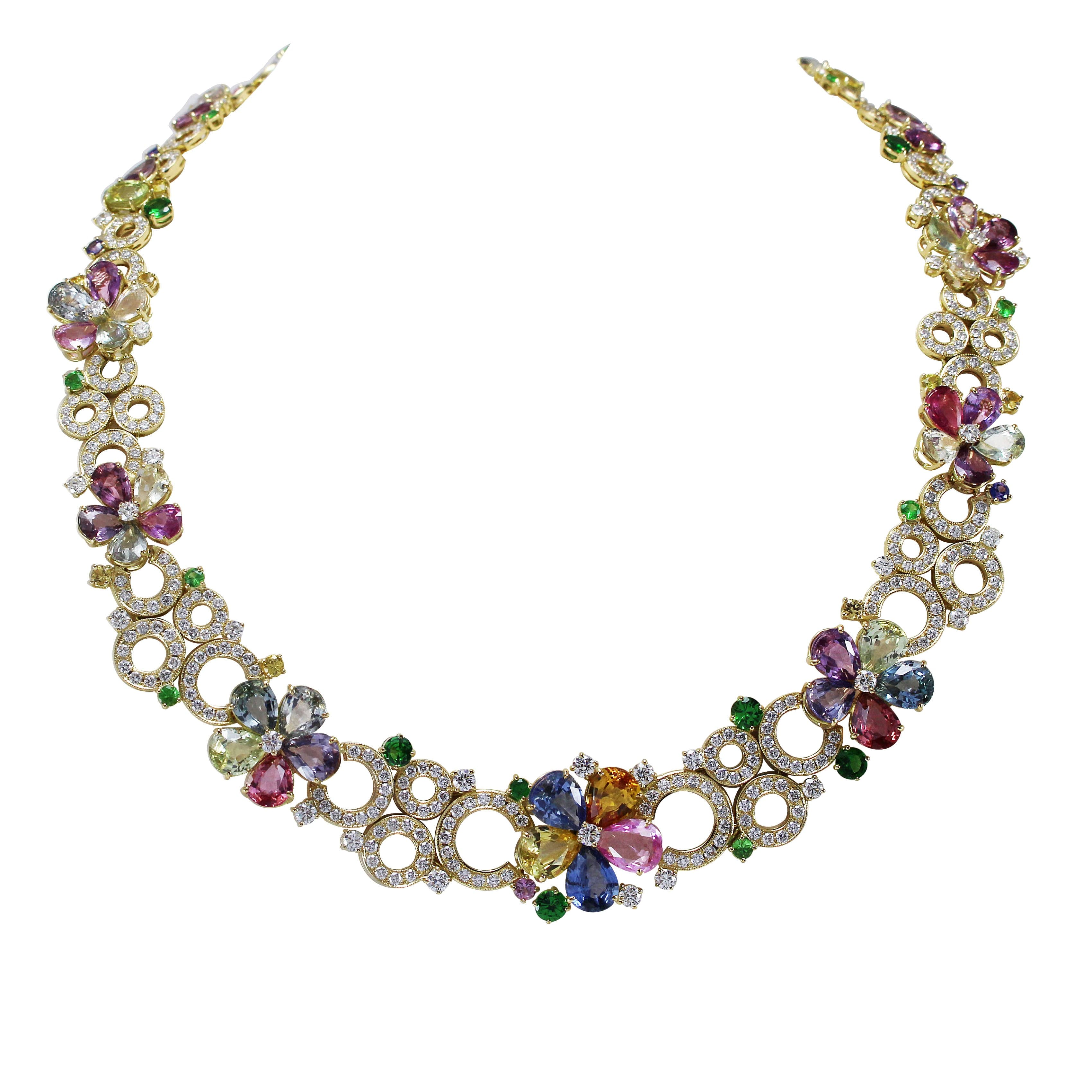 Precious Floral Necklace