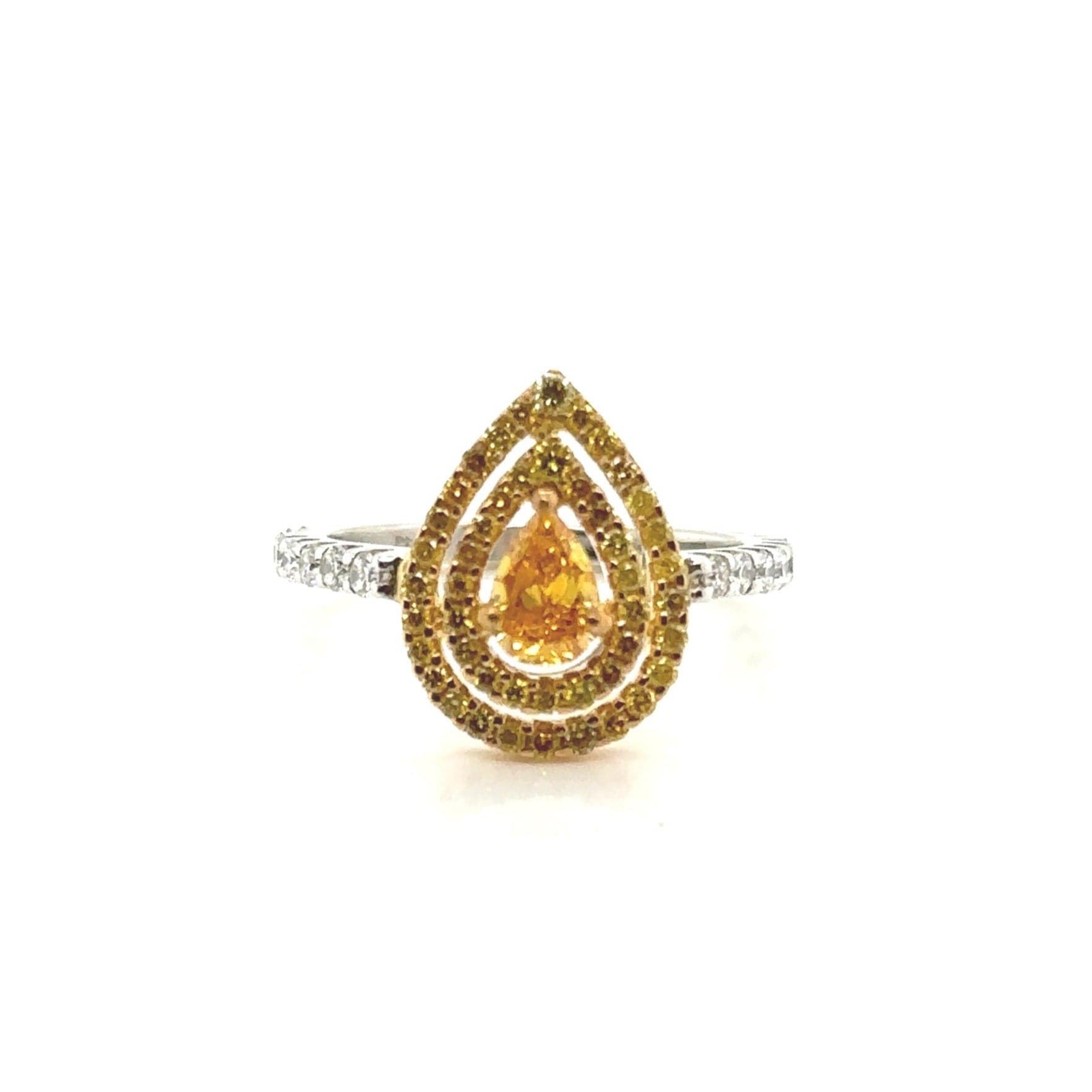 Fancy H.M ring Pt950 & 18ky
