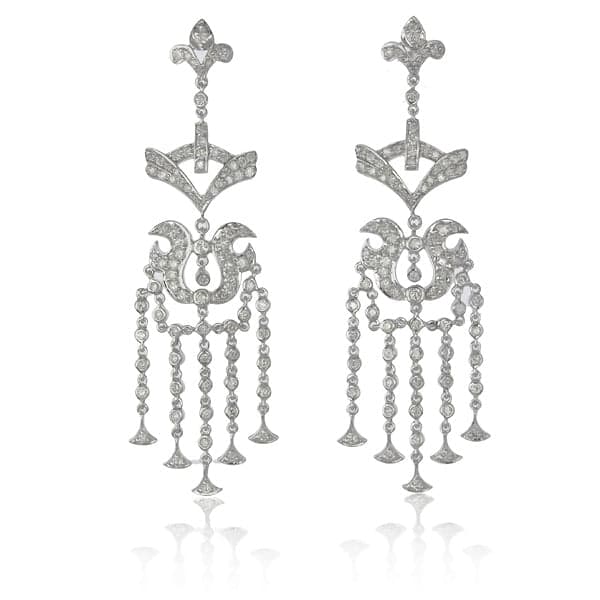 Chandelier Earrings 18kw s/w Diamond