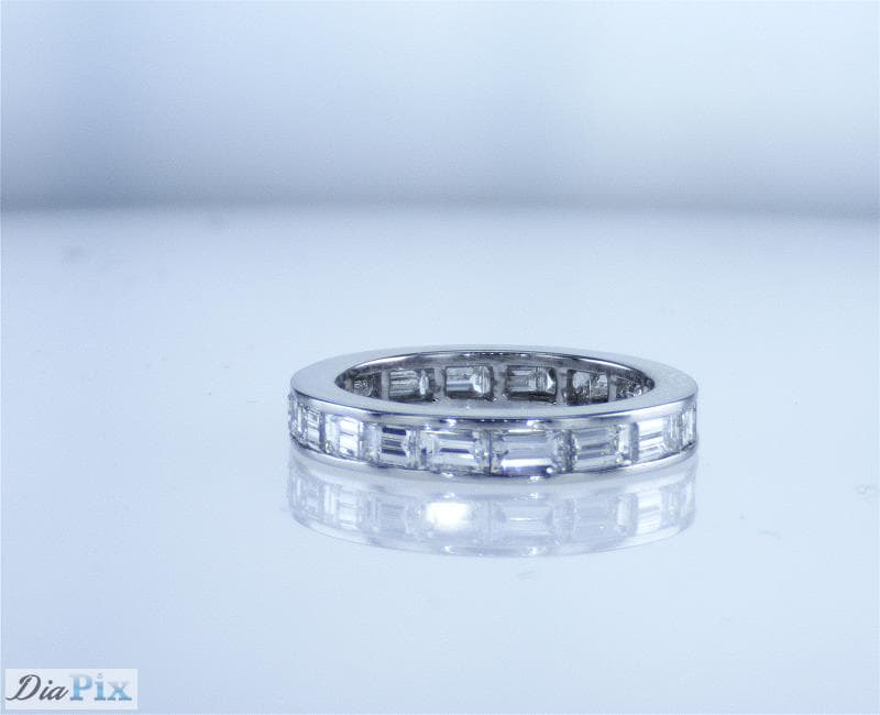 Eternity Band Ring PT950s/w Baggett diamond