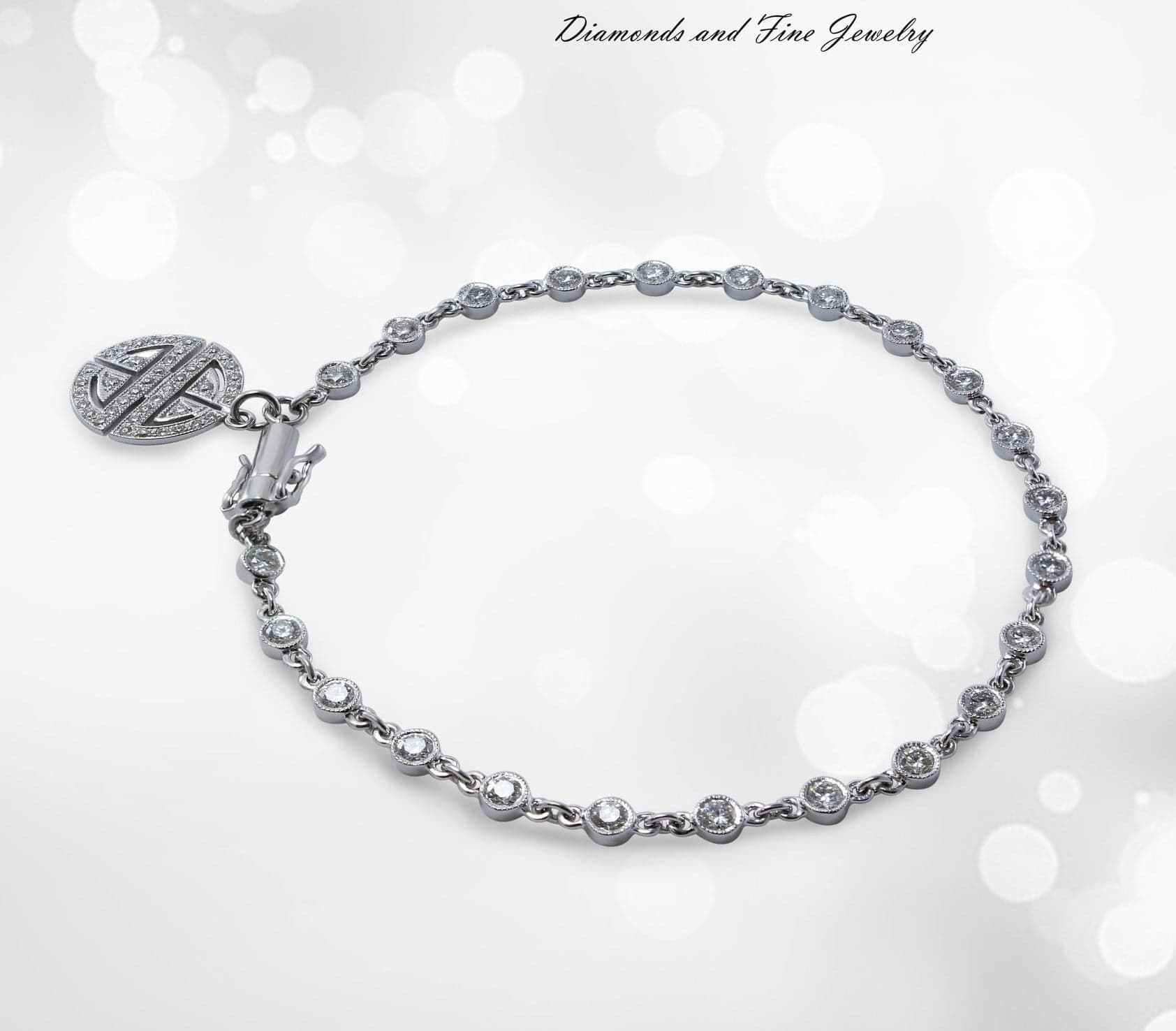 BRACELET 18KWGOLD s/w DIAMOND