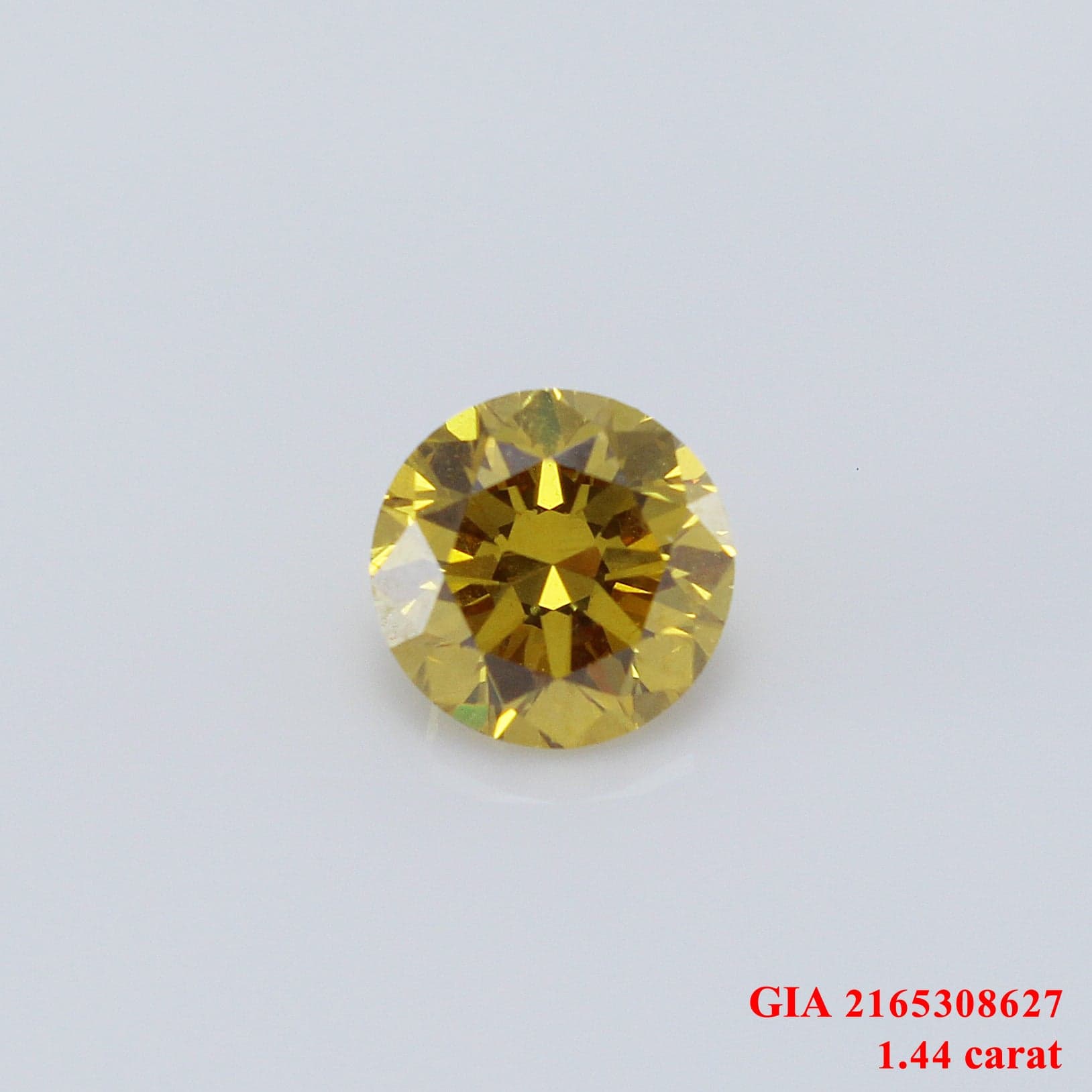 FANCY DEEP BROWEN YELLOW GIA