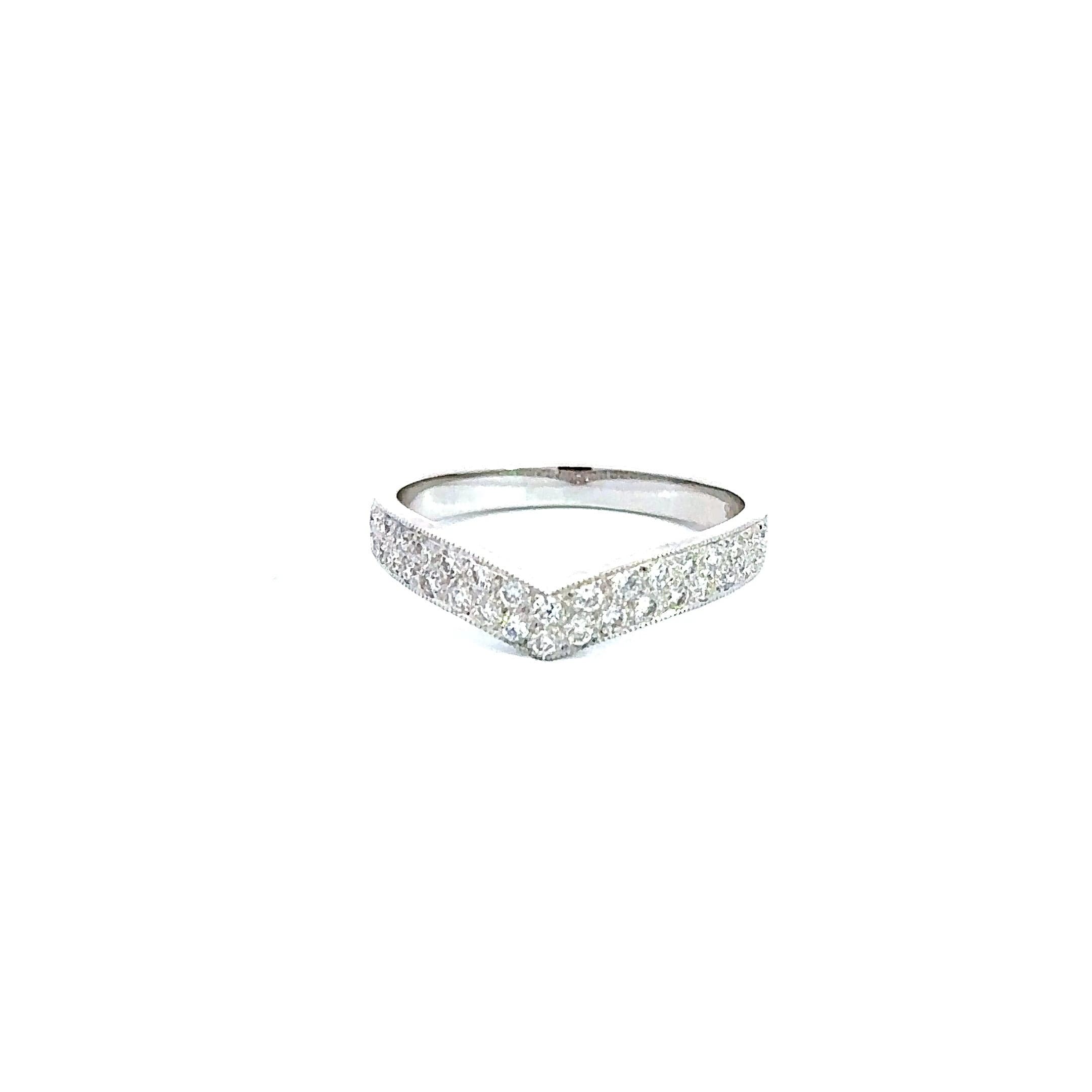 Ring 18KWGOLD s/w white Diamond.