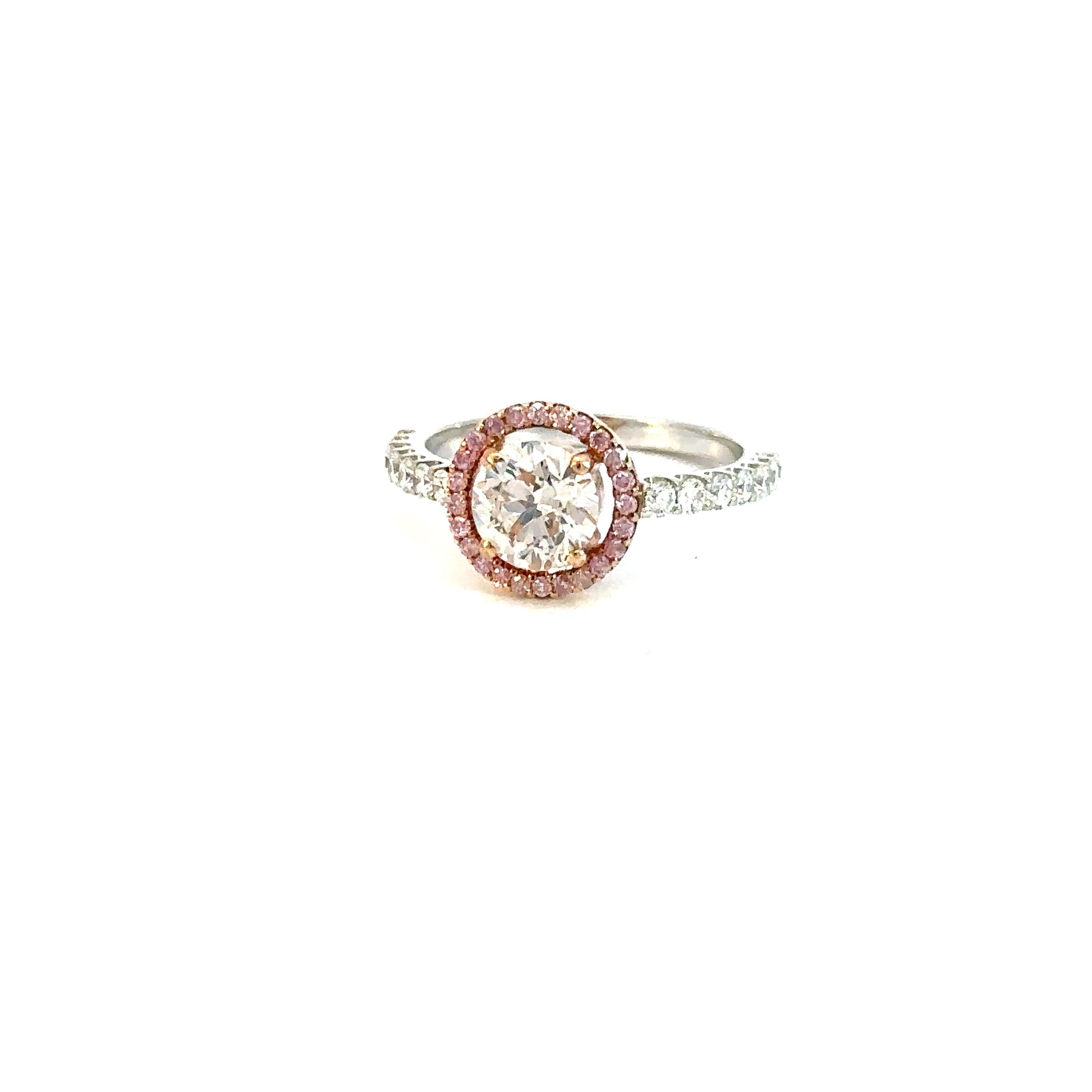 HM Ring PT950& PGOLD s/w Natural Very light pink & pink soap