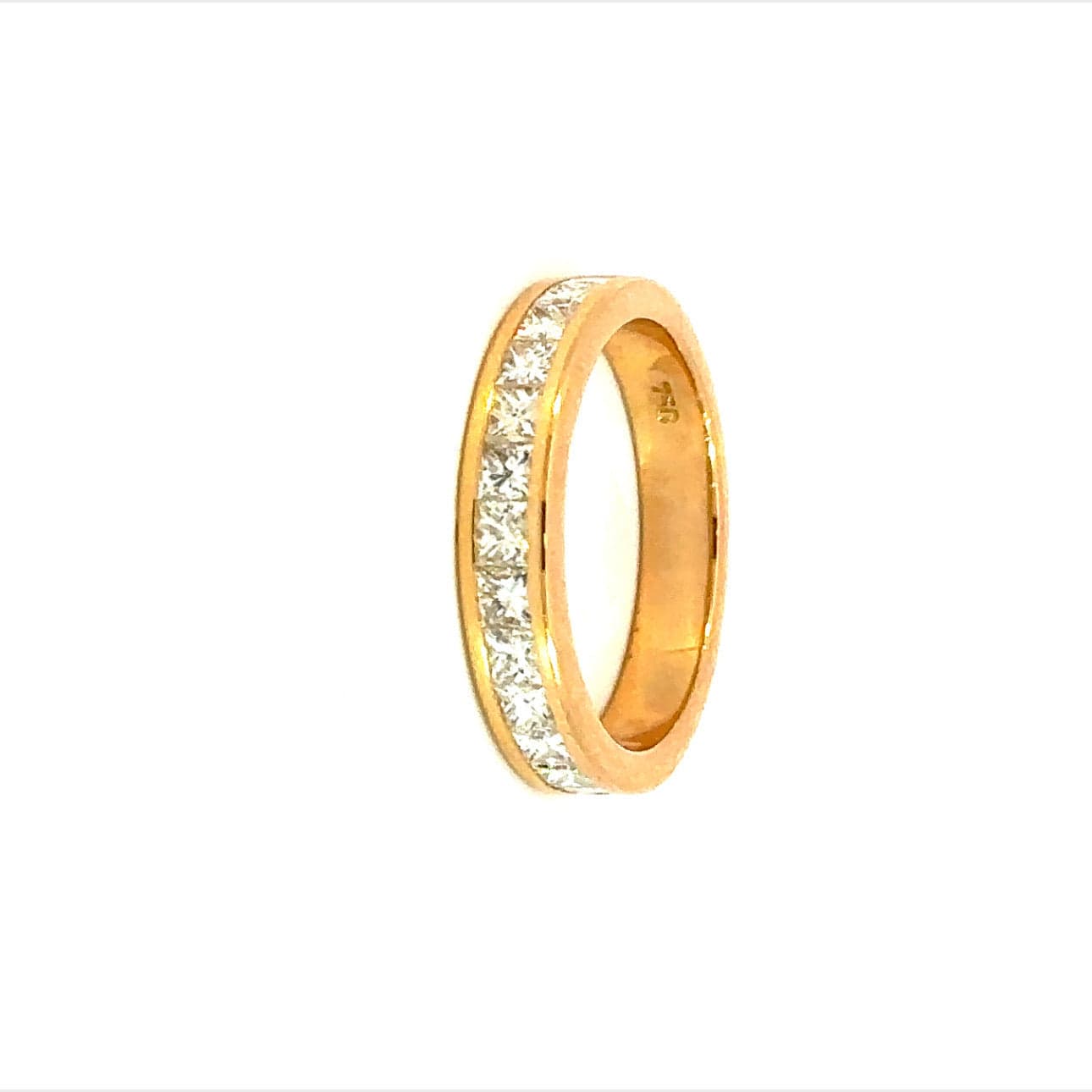 Ring 18KGOLD s/w Princess diamond.